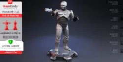 RoboCop 1987 3D Printing Figurine | Assembly