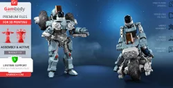 Robotech VR-052 Cyclone 3D Printing Model | Assembly + Action
