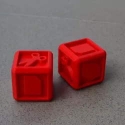 Rock paper scissors dice