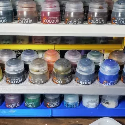 Rotating Paint Rack