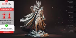 Sauron 3D Printing Figurine | Assembly