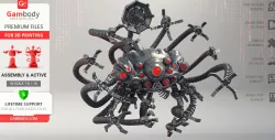 Sentinel 3D Printing Model | Assembly + Action