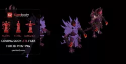 Shadow Demon Dota2 Hero Scale Model