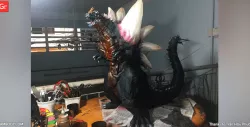 Space Godzilla 3D Printing Figurine | Assembly