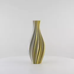 Spiraled Vase, Decorative Vase for Dried Flowers, Vase Mode