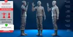 Spock 3D Printing Figurine | Assembly