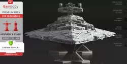 Star Destroyer 3D Printing Model | Assembly