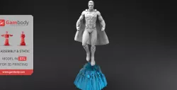 Superman 3D Printing Miniature | Assembly