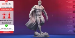 Superman Classic 3D Printing Figurine | Assembly