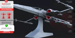 T-70 X-Wing 3D Printing Model | Assembly