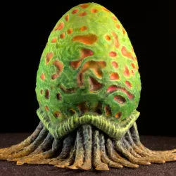 Tabletop plant: "Baleen Egg Plant" (Alien Vegetation 46)