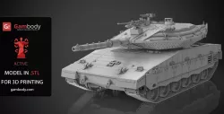 Tank Merkava MK 4 3D Printing Model | Assembly