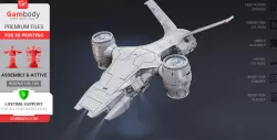 Terminator HK-Aerial 3D Printing Model | Assembly + Active