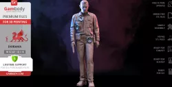 Terminator T-1000 for Diorama 3D Printing Figurine | Assembly
