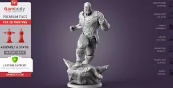 Thanos in Action 3D Printing Figurine | Assembly