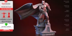 The Batman 2022 3D Printing Figurine | Assembly