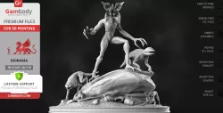 The Demogorgon 3D Printing Figurines in Diorama | Assembly