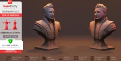 The Grandmaster Bust 3D Printing Figurine | Assembly