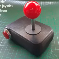 "The Side" Retro joystick made from arcade parts