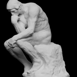 The Thinker (plaster)