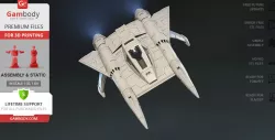 Thunder Fighter 3D Printing Model | Assembly
