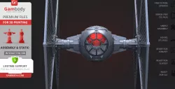 TIE Fighter 3D Printing Model | Assembly