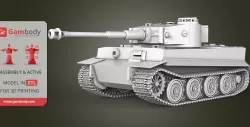 Tiger I Tank 3D Printing Model | Assembly