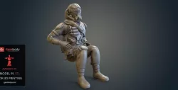 Titanfall Militia Pilot and Weapons for 3D Printing
