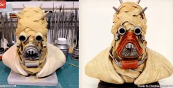 Tusken Raider Bust 3D Printing Miniature | Static