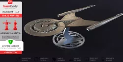 USS Discovery NCC-1031 3D Printing Model | Assembly