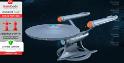 USS Enterprise NCC-1701 3D Printing Model | Assembly