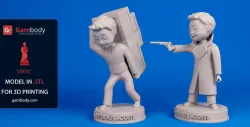 Vault Boy: Spy and Carry Weight 3D Print Files | Static Figures