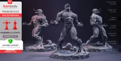 Venom 3D Printing Figurine | Assembly