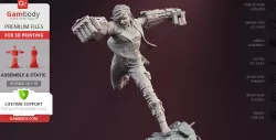 Vi Arcane 3D Printing Figurine | Assembly