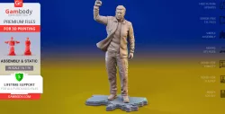 Volodymyr Zelenskyy 3D Printing Figurine | Assembly