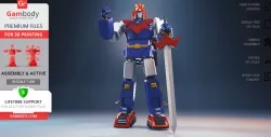 Voltes V 3D Printing Model | Assembly + Action