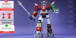 Voltron (1984) 3D Printing Model | Assembly + Action