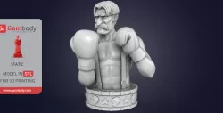 Von Kaiser Bust 3D Printing Figurine | Static