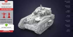 Vulcan Tank 3D Printing Model | Assembly