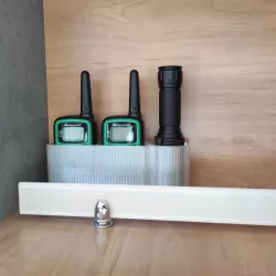 walkie talkie storage box / Aufbewahrungsbox
