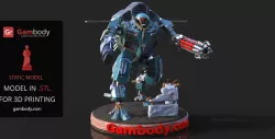 War Robot 3D Printing Model | Static