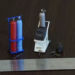 Welding tools set in scale