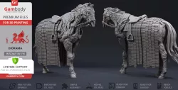 Wight Horse 3D Printing Figurine | Assembly