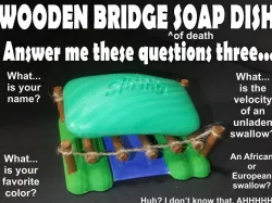 Wooden Bridge Soap Dish