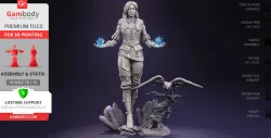 Yennefer 3D Printing Figurine | Assembly