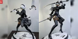 YoRHa 2B 3D Printing Figurine | Assembly