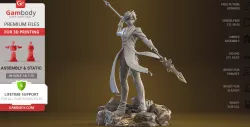 Zhongli Genshin 3D Printing Figurine | Assembly
