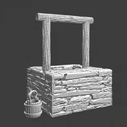 $1.00Simple medieval well