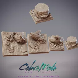 $1.99Tropical Ruins Square Base Pack (4pc)