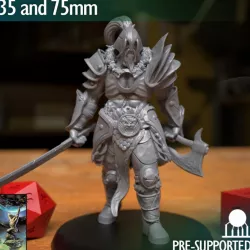 $10.00Armored Barbarian Sword and Axe